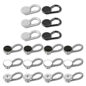 Adjustable Spring Button Collar for Jeans, Elastic Extension Buckle