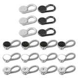 Adjustable Spring Button Collar for Jeans, Elastic Extension Buckle