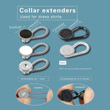 Adjustable Spring Button Collar for Jeans, Elastic Extension Buckle
