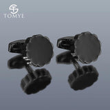 Personalized Round Buttons Cufflinks for Men