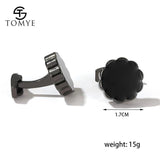 Personalized Round Buttons Cufflinks for Men