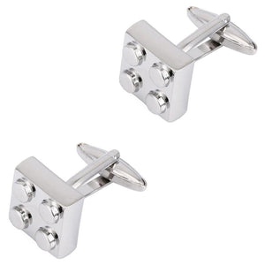 Toy Block Cufflinks Men Building Cuff Links