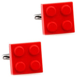 Toy Block Cufflinks Men Building Cuff Links