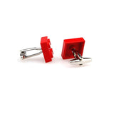 Toy Block Cufflinks Men Building Cuff Links