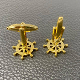 YEWANG rudder Shape cufflinks Jewelry Man