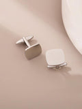 Stainless Steel Cufflinks for Men Shirt Suit Accessories