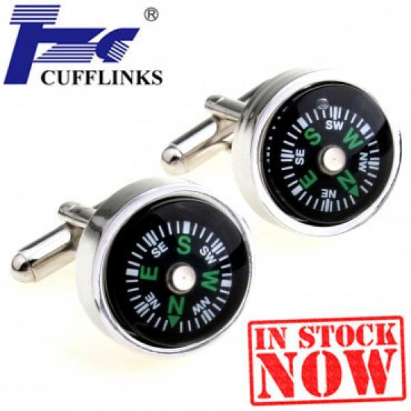 Compass Cufflink Cuff Link 2 Pairs