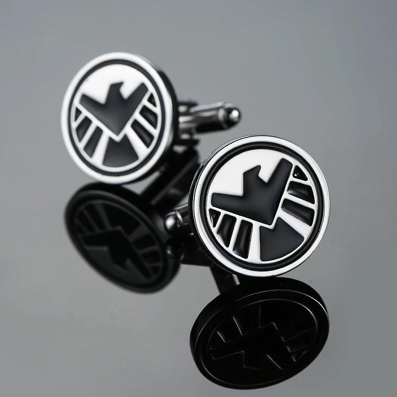 Silver Animal Novelty Cufflinks, Copper Material, Wholesale & Retail