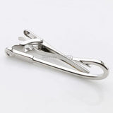 Silver Plated Tie Bar Clasp Clip for Mens Suit Business Wedding