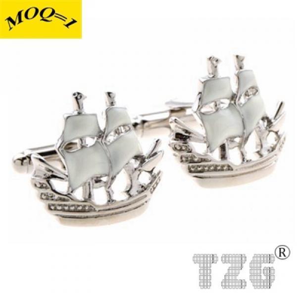 Nautical Sailing Boat Cufflink Cuff Link Set