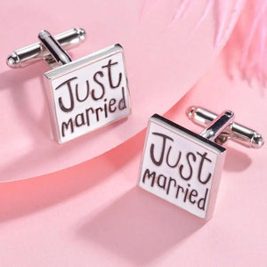 Novelty Tai Chi/Car/Just Married Pattern High Mens Cufflinks