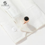 Men's Classic Round Metal Cufflinks XK20S063