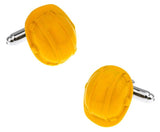 Arrival Men Gift Safety Helmet Cufflinks Novelty Hat Yellow Copper Cufflinks