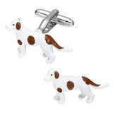 Animal Cufflink Puppies Cufflinks Shirt Men Groom Wedding