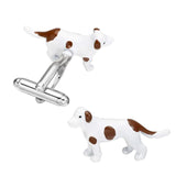 Animal Cufflink Puppies Cufflinks Shirt Men Groom Wedding