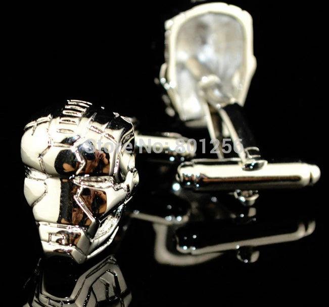 Silver Colour Copper Cuff Links for Men