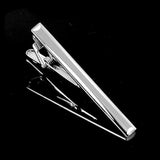 Men's Striped Lapel Clip Business Tie Clip