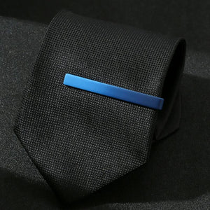 Gradient Men's Tie Clip, Casual Double Color