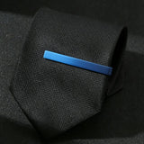 Gradient Men's Tie Clip, Casual Double Color
