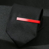 Gradient Men's Tie Clip, Casual Double Color