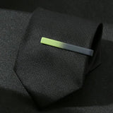 Gradient Men's Tie Clip, Casual Double Color