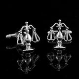 Titanium Steel Dragonfly Cufflinks for French Shirt