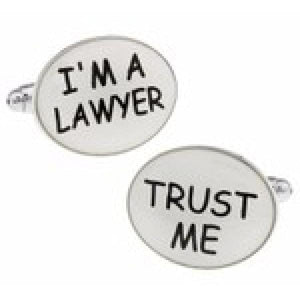 HYX Silvery LAWYER cufflink for mens