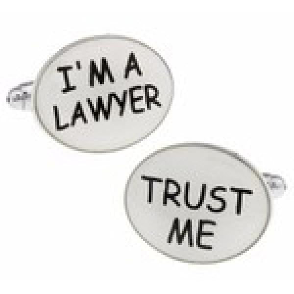 HYX Silvery LAWYER cufflink for mens