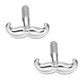 Silver Gentleman Cufflinks Beard French Shirt Cufflinks