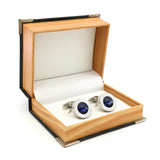 Men's Sea Brass Big Stone Cufflinks & Retail