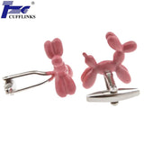 Red Dog Balloon Cufflink Cuff Link
