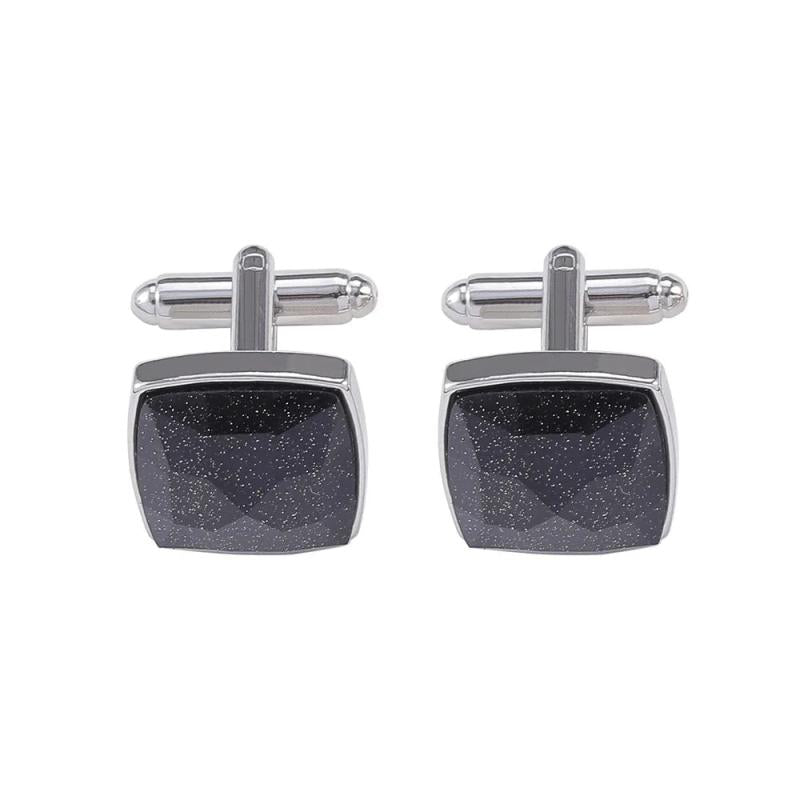Diamond Cufflinks for Men's Suits Minimalist Business Accessories