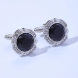 Diamond Cufflinks for Men's Suits Minimalist Business Accessories
