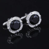 Diamond Cufflinks for Men's Suits Minimalist Business Accessories