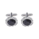 Diamond Cufflinks for Men's Suits Minimalist Business Accessories