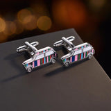 Multicolor Car Cufflink High Cufflinks Funny Men's Shirt Accessories