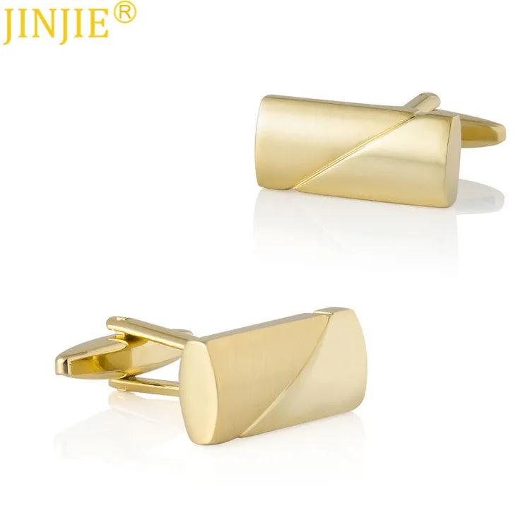 Men's Classic Metal Cufflink - Wedding Jewelry