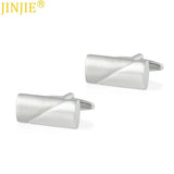 Men's Classic Metal Cufflink - Wedding Jewelry
