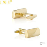 Men's Classic Metal Cufflink - Wedding Jewelry