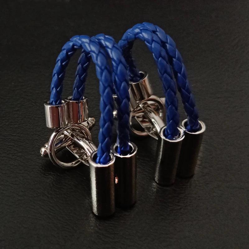 Mens Leather Rope Cufflinks for Shirt