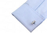 Copper Bar Cuff Links for Men