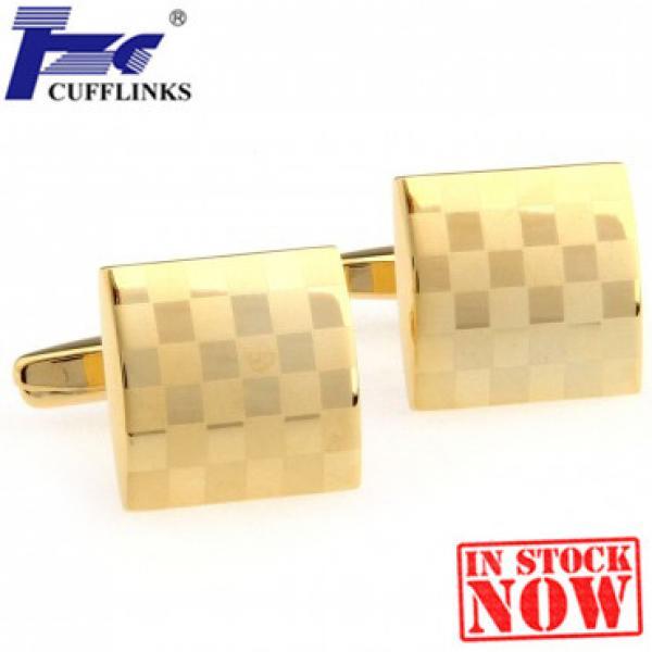 Elegant Laser Cufflink Cuff Link 2 Pair Set