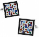 Multi-colour Enamel Cuff Links