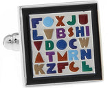 Multi-colour Enamel Cuff Links