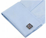 Multi-colour Enamel Cuff Links
