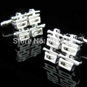 Chinese Double Happiness Silver Cufflinks Wholesale & Retail