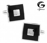 Copper Cuff Links Square Paint Style
