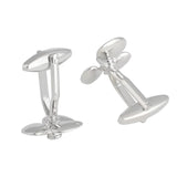 Fan Cufflinks for Men's Shirt Casual Style Windmill Cuff Link