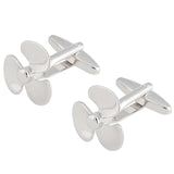 Fan Cufflinks for Men's Shirt Casual Style Windmill Cuff Link