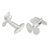 Fan Cufflinks for Men's Shirt Casual Style Windmill Cuff Link